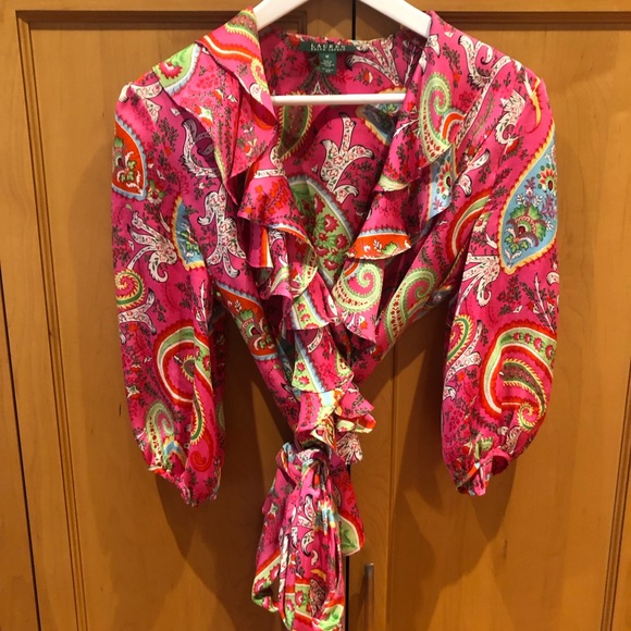 Lauren by Ralph Lauren silk blouse - Picture 3 of 8